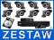 MONITORING ZESTAW 8 KAMER ZEWNETRZNYCH IR 600 LINI