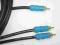 SHELLER kabel audio - RCA / 2xRCA (czincz)  1m