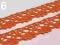 KORONKA BAWEŁNIANA POMARAŃCZOWA szer.16mm