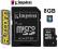 KINGSTON KARTA PAMIĘCI MICRO SD SDHC 4GB ADAPTER
