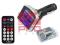 TRANSMITER FM MP3 MP4 WYŚWIETACZ SD/MMC miniUSB