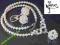 KLP150 KOMPLET SWAROVSKI ELEMENTS BIŻUTERIA ŚLUBNA