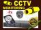 MONITORING KOMPLETNY DVR DVS USB 3104 LAN + KAMERY