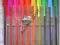 Długopisy kolorowe 10 kolorów zestaw długopisów