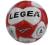 Piłka nożna LEGEA KWB CZERWONO - BIAŁA