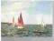 STARA POCZTÓWKA 060 REGATY ŻEGLARSKIE