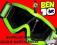 BEN 10 gogle narciarskie ANTI FOG 100%UV GREEN