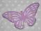 AŻUROWE MOTYLKI  9,3cm x 5,5cm scrapki (0006)