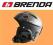 KASK BRENDA WOLF NONE BLACK MAT r. L - WYPRZEDAŻ!!