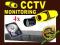MONITORING 4 x KAMERY 136 IR REJESTRATOR DVS 04