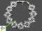 BR244 SWAROVSKI ELEMENTS BRANSOLETKA ŚLUBNA ŚLUB