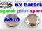 6x Bateria alkaliczna VINNIC L1131 AG10 LR1130 189