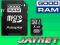 4 GB GOODRAM karta micro SDHC 4GB microSD +a SD FV