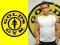 GOLD'S GYM BEZRĘKAWNIK BIAŁY THERMOFIT GOLDS XL