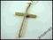 ZŁOTY KRZYŻYK Z CYRKONIAMI  4,000 g