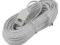 Kabel telefoniczny RJ11 6P4C wtyk-gniazdo 7m biały