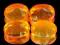 100% naturalny mandarynkowy OPAL MEKSYKAŃSKI 7x5mm