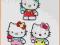 HELLO KITTY - aplikacja TERMO - 3 kolory