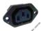 GNIAZDO MONTAŻOWE ZASILANIA żeńskie - 230 V  IEC