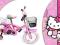 Rowerek dziecięcy rower Hello Kitty 12 Cali 4koła
