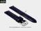pasek do zegarka  18 mm  DILOY 325.18.5 granatowy
