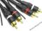 Kabel do wzmacniacza 2xRCA na 2RCA+STEROWANE HQ 1m