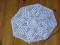 OKRĄGŁA  SERWETKA - średnica  31 cm - szydełko