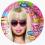 Talerzyki Barbie Totally 18 cm 8 szt.
