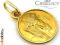 Złoty MEDALIK Z JEZUSEM AlleZloto_pl