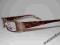 OKULARY OPRAWKI 004 EASCO BROWN  SZEROKI ZAUSZNIK