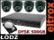 ZESTAW MONITORINGU 4 KAMERY REJESTRATOR Z284