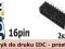 Wtyk IDC 16 pin do druku - prosty - 2 sztuki