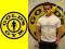 GOLD'S GYM KOSZULKA BIALA N. LOGO GOLDS R M