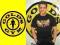 GOLD'S GYM KOSZULKA CZARN BURN FIRE JEDYNA GOLDS M