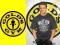 GOLD'S GYM KOSZULKA CZARNA VINTAGE JOE GOLDS M