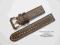 MOCNY BARDZO GRUBY PASEK SKÓRZANY 22mm BRĄZOWY