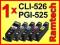 1 TUSZ CANON PGI-525 CLI-526 IP4850 MG5150 6150