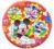 Talerzyk papier 20cm Myszka Miki, DISNEY 10 sztuk