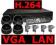 H264 REJESTRATOR   4 KAMERY KOLOR AUDIO MONITORING