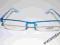 OKULARY OPRAWKI 0010 NIEBIESKIE   STALOWE MIKI NIN