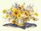 Plakat obraz 80x60cm AMA-A0226 SUNFLOWER EXTRAVAGA