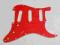 Pickguard - wzór '62 Stratocaster ( czerwony, SSS
