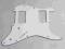 Pickguard - wzór Stnd. Stratocaster (biały, HH)