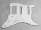 Pickguard - wzór Stnd. Stratocaster (biały, SSH)