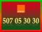 _____ 507 05 30 30 _____ Super Numer Orange F.Vat