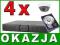 MONITORING 4 KAMERA WEWNĘTRZNA REJESTRATOR DVS PŃ