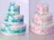 Tort z pampersów chrzciny baby shower Wwa 24h Tort z pampersów chrzciny baby shower Wwa 24h