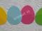 trinket_tt SCRAPKI PISANKI KOLOR JAJKA  4cm