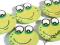 "JolaDecor" ŻABA, ŻABKA, ŻABKI 4 SZT