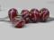 KORALIK MODUŁOWY LAMPWORK BEANSOLETKA  N435